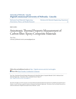 Anisotropic Thermal Property Measurement of Carbon