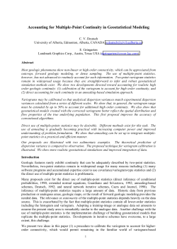 A PowerPoint? Training Course for GSLIB