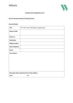 June 2011 * DRAFT E-ALERT