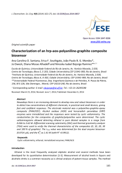 Characterization of an hrp-aox-polyaniline