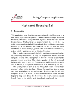 High-speed Bouncing Ball