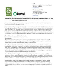 New market-based mechanisms to enhance the cost