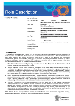 Teacher - Education Queensland