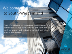 PowerPoint-esitys - The Ambassador Network of South