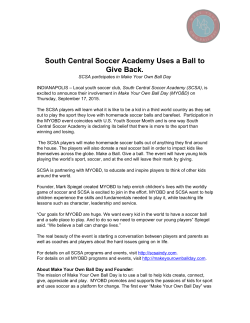 South Central Soccer Academy Uses a Ball to Give Back.