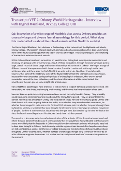 Transcript - University of the Highlands and Islands