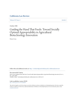 Guiding the Hand That Feeds: Toward Socially Optimal