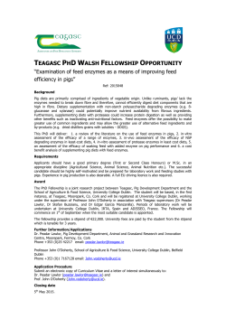 Examination of feed enzymes as a means of improving feed