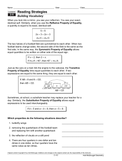 Reading Strategies