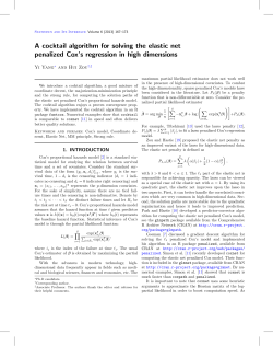 A cocktail algorithm for solving the elastic net penalized Cox`s