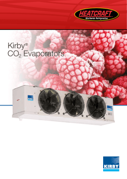 Kirby&reg; CO2 Evaporators