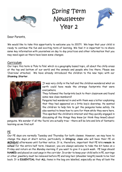 Spring Newsletter - Long Buckby Infant School