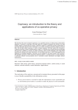an introduction to the theory and applications of co