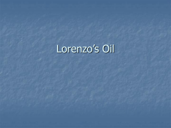 Lorenzo`s Oil