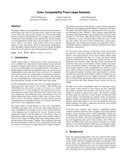 Color Compatibility From Large Datasets