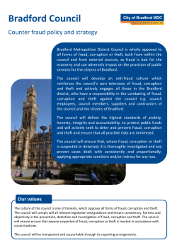 Counter Fraud policy strategy - May 2017