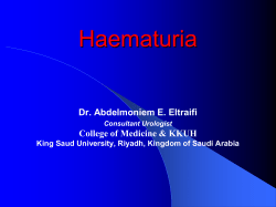 Haematuria