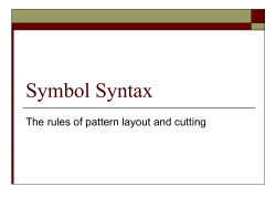 Symbol Syntax
