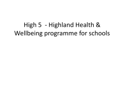 High 5 - A progressive, comprehensive and inclusive approach to