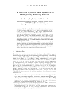 On Exact and Approximation Algorithms for Distinguishing Substring