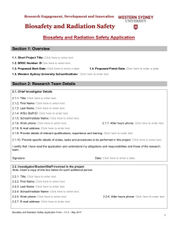 BRSC Application form