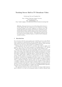 Tracking Soccer Ball in TV Broadcast Video