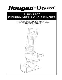 punch pro&trade; electro-hydraulic hole puncher 75004r