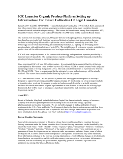 IGC Launches Organic Produce Platform Setting up