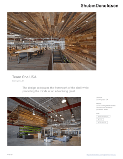 Team One USA - Shubin Donaldson