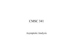 CMSC 341 Lecture 2