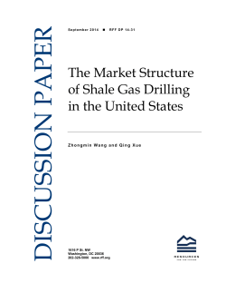 The Market Structure of Shale Gas Drilling in the United States