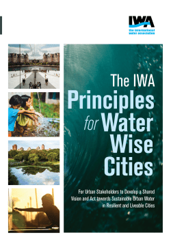 The IWA - International Water Association
