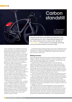 Materials World - ELG Carbon Fibre