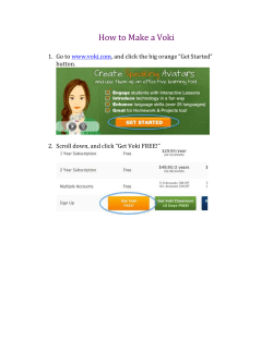 How to Make a Voki Go to www.voki.com, and click the big orange