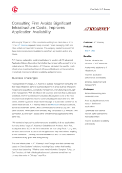 Consulting Firm Avoids Significant Infrastructure Costs, Improves