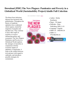 The New Plagues: Pandemics and