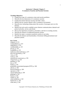Instructor`s Manual: Chapter 5 - EC-LCC-NNU