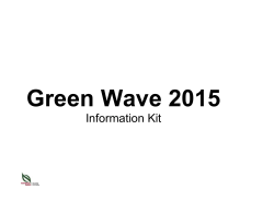 For returning Green Wave participants, please select a tree from the