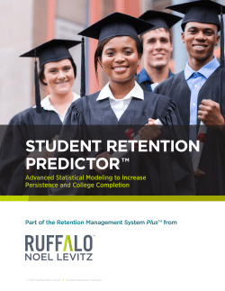 student retention predictor
