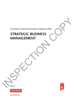 strategic business management