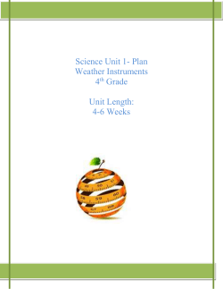 Unit Overview Weather Instruments