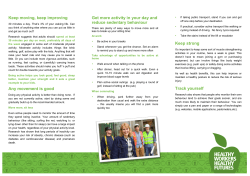 Keep moving, keep improving Any movement is good Get more