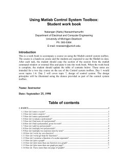 The MATLAB Notebook v1.5