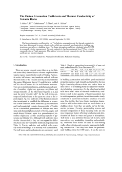 The Photon Attenuation Coefficients and Thermal Conductivity of