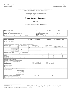 Energy Efficiency - Global Environment Facility