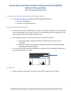 Uploading and Reviewing Artifacts
