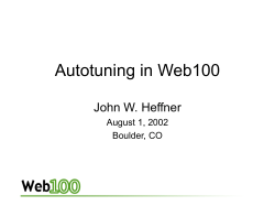 Autotuning