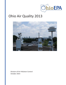 Ohio Air Quality 2013