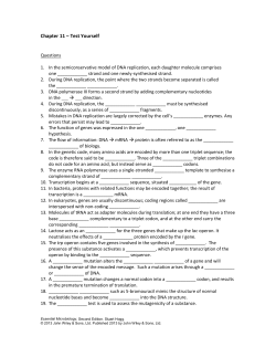 Chapter 11 &ndash; Test Yourself