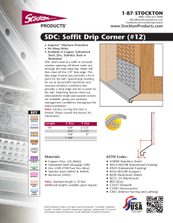 SDC: Soffit Drip Corner (#12)